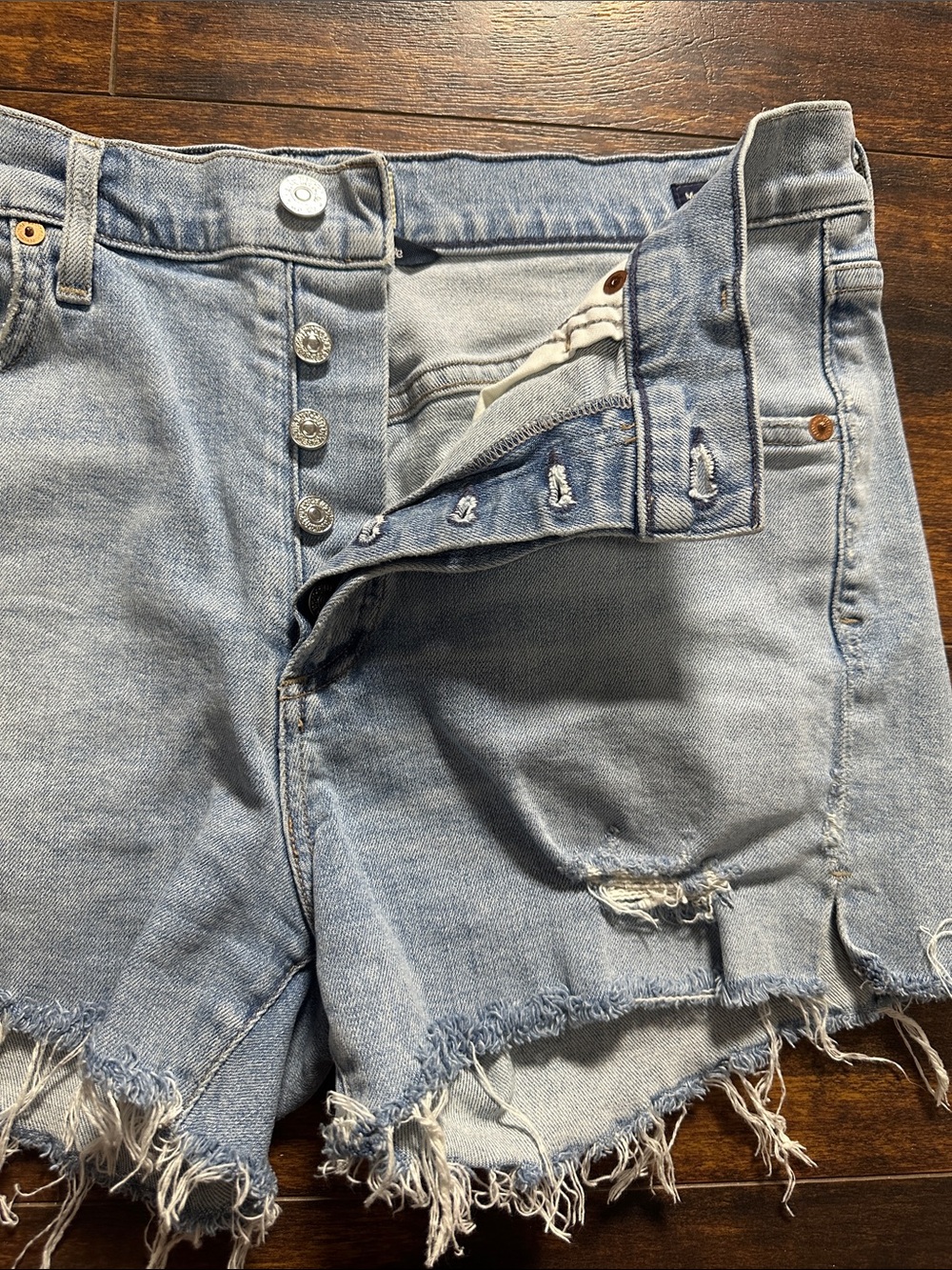 👖 Citizens of Humanity Marlowe Seltzer Premium Vintage Shorts Sz 27 ✨ - Picture 6 of 12